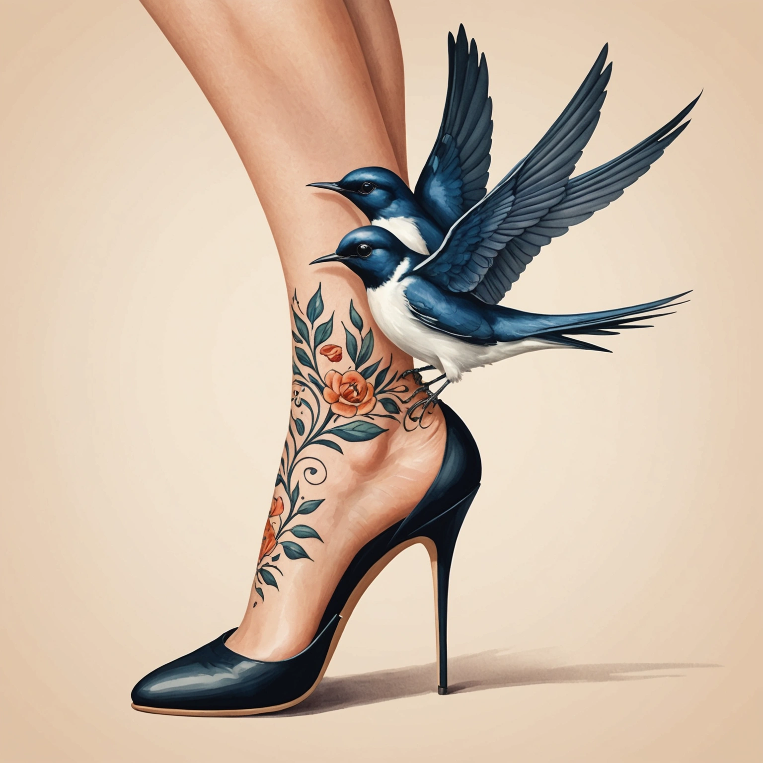 Тату на щиколотке женские со смыслом: маленькое искусство с большой историей