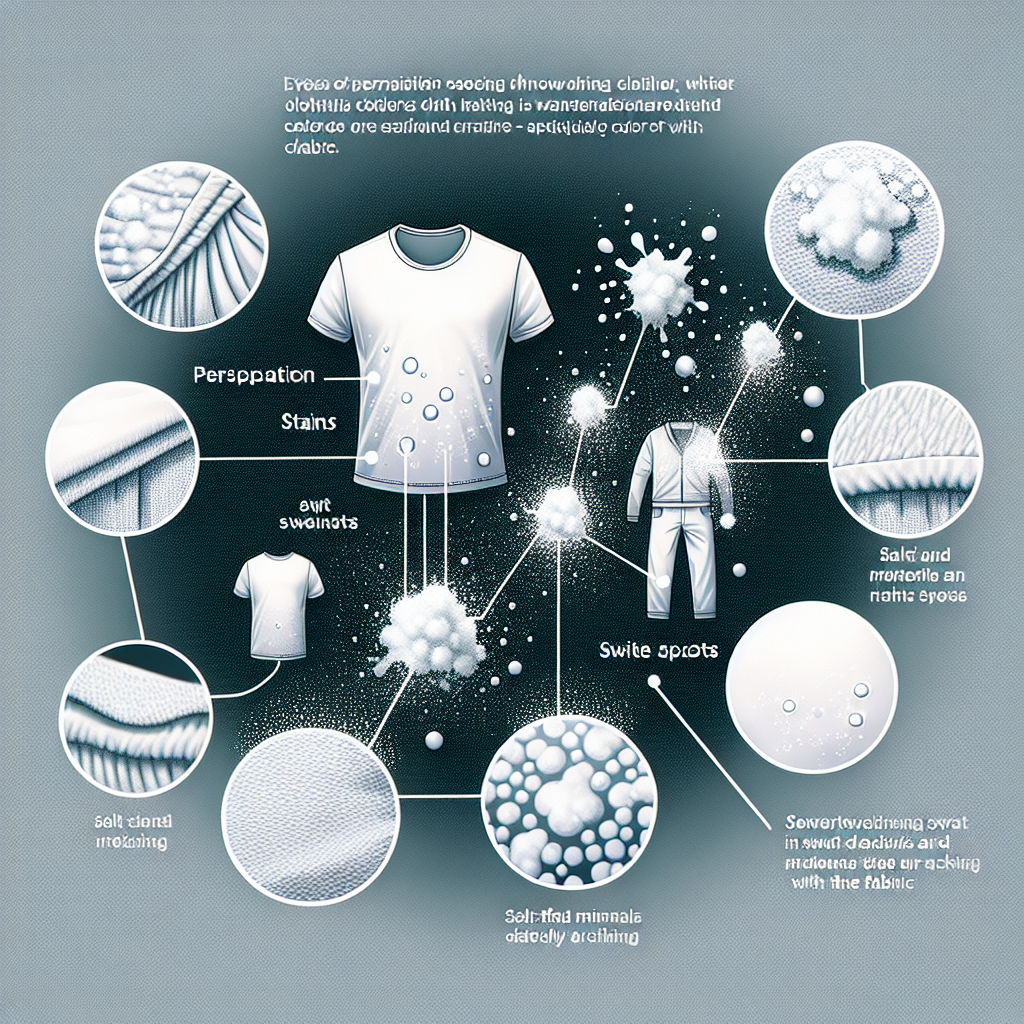 Белые пятна на одежде от пота: причины и способы борьбы