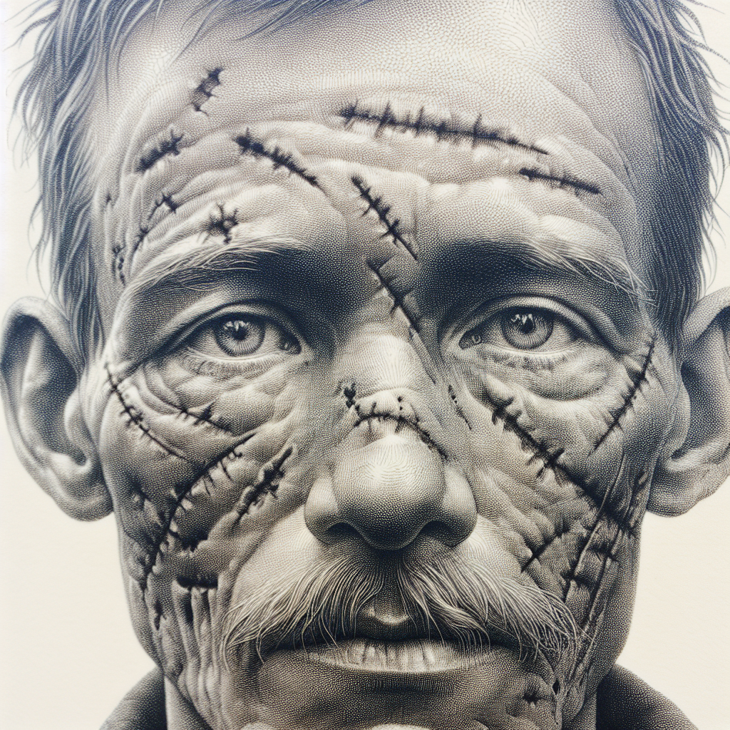 Шрамы на лице у мужчин: Влияние, Восприятие и Уход