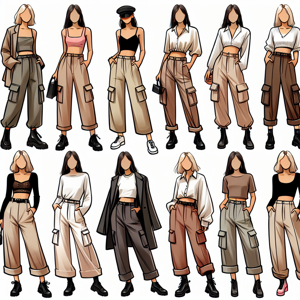 Штаны карго женские: с чем носить и как создать стильный образ