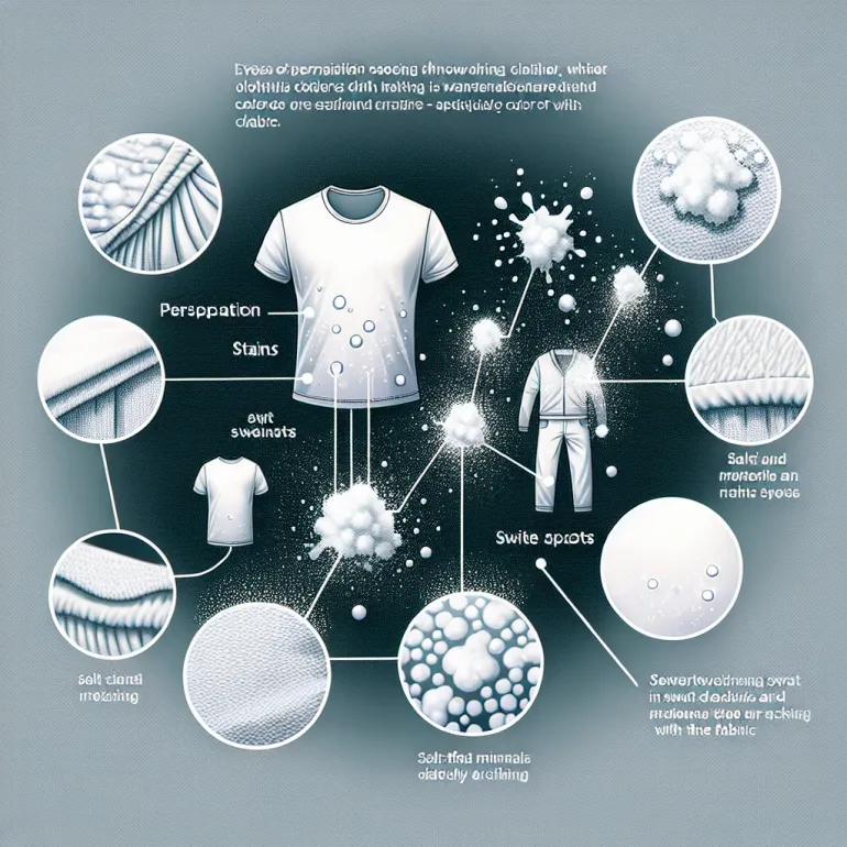 Белые пятна на одежде от пота: причины и способы борьбы