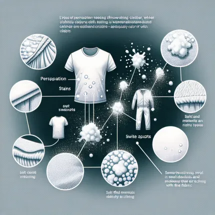 Белые пятна на одежде от пота: причины и способы борьбы