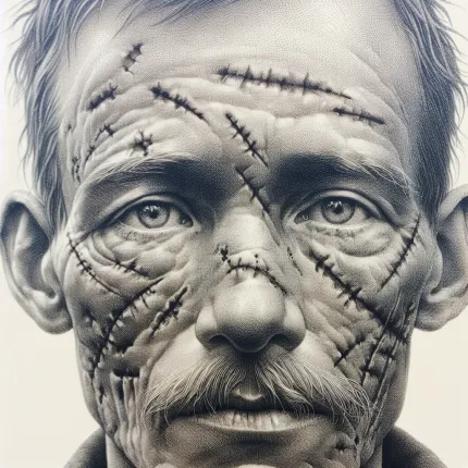 Шрамы на лице у мужчин: Влияние, Восприятие и Уход